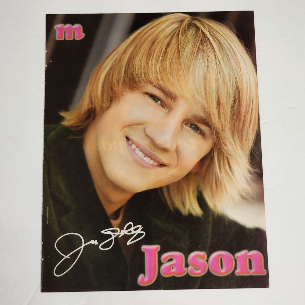 Jason Dolley smiling young teen boy pin-up poster clipping 8x10.5
